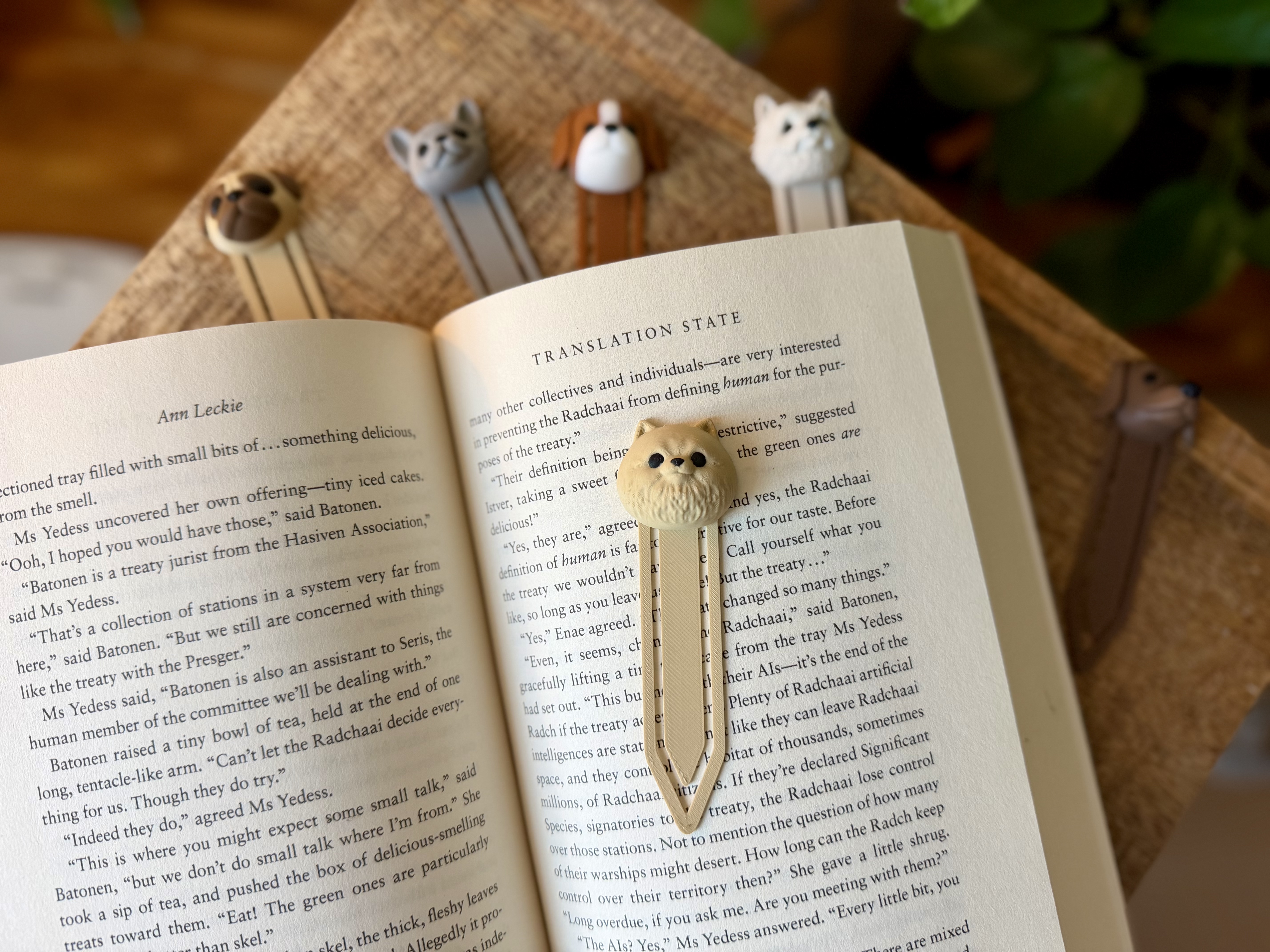 Pomeranian bookmark