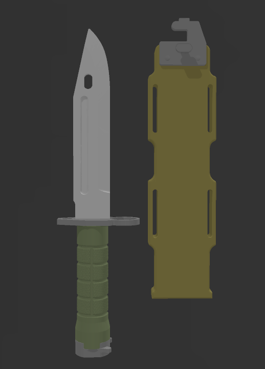 M9 Bayonet with Sheath (Should be working)