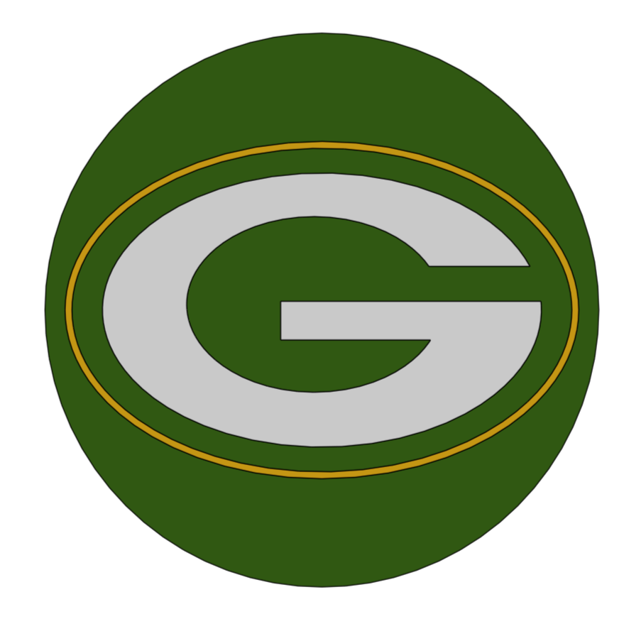 Green Bay Packers Disc Golf Mini