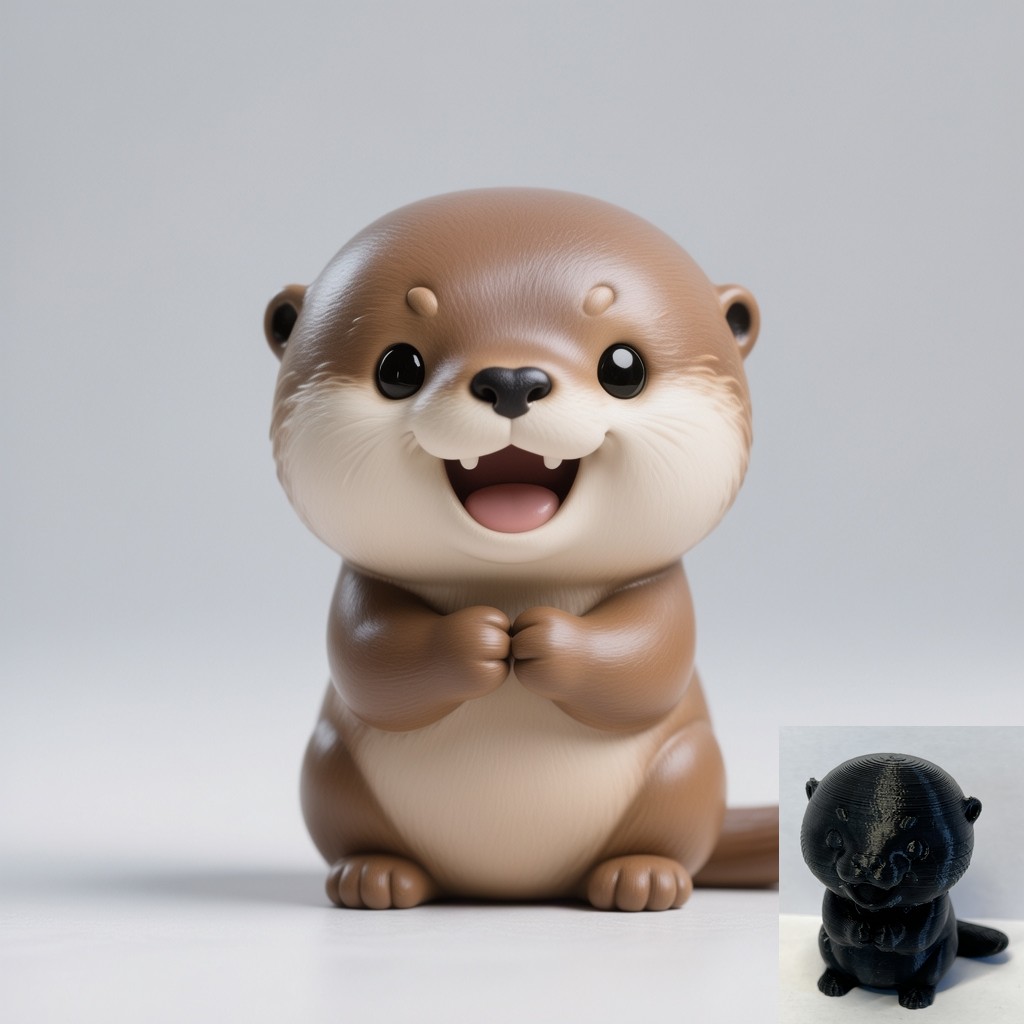 Cute Chibi Otter