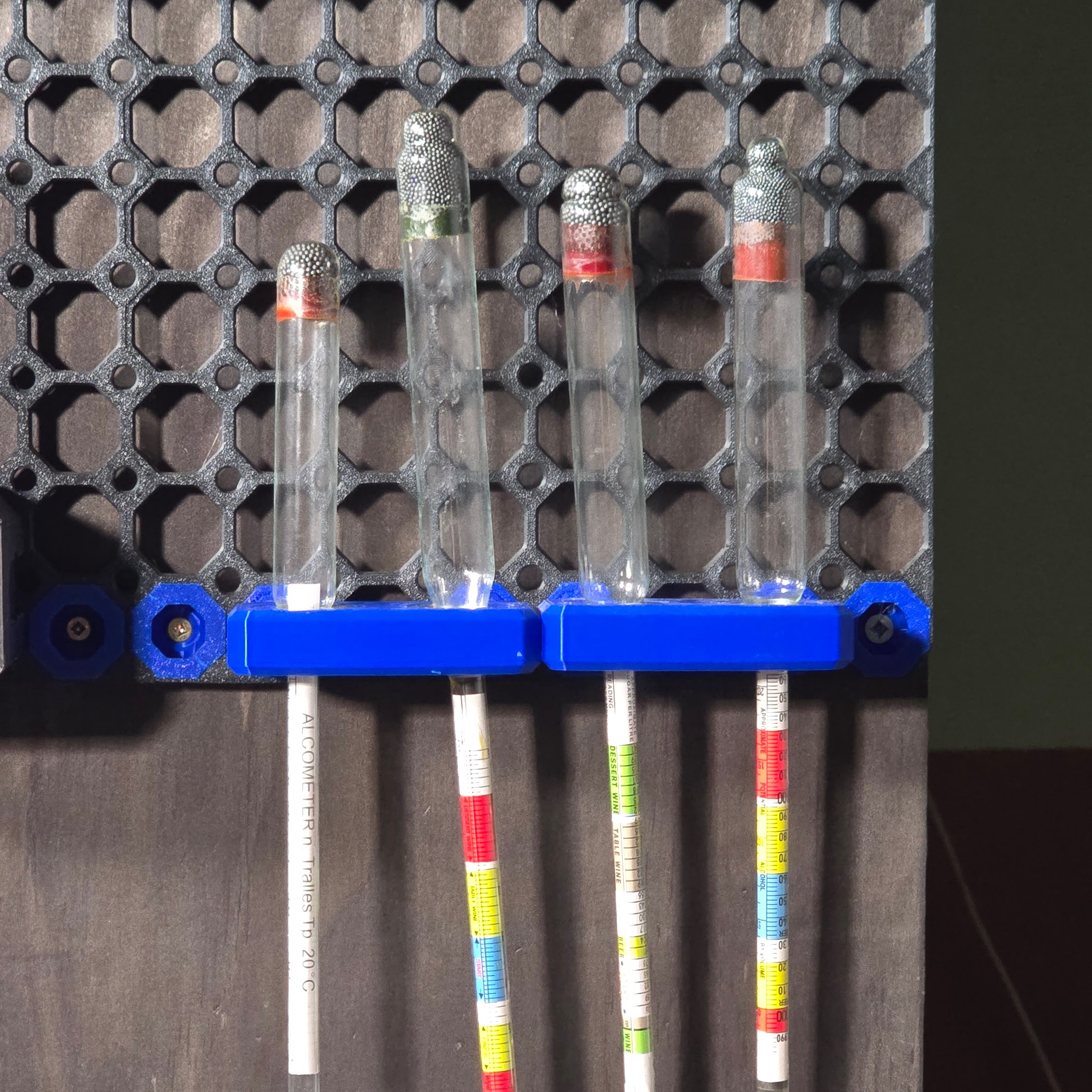 Double Hydrometer / alcometer holder for multiboard