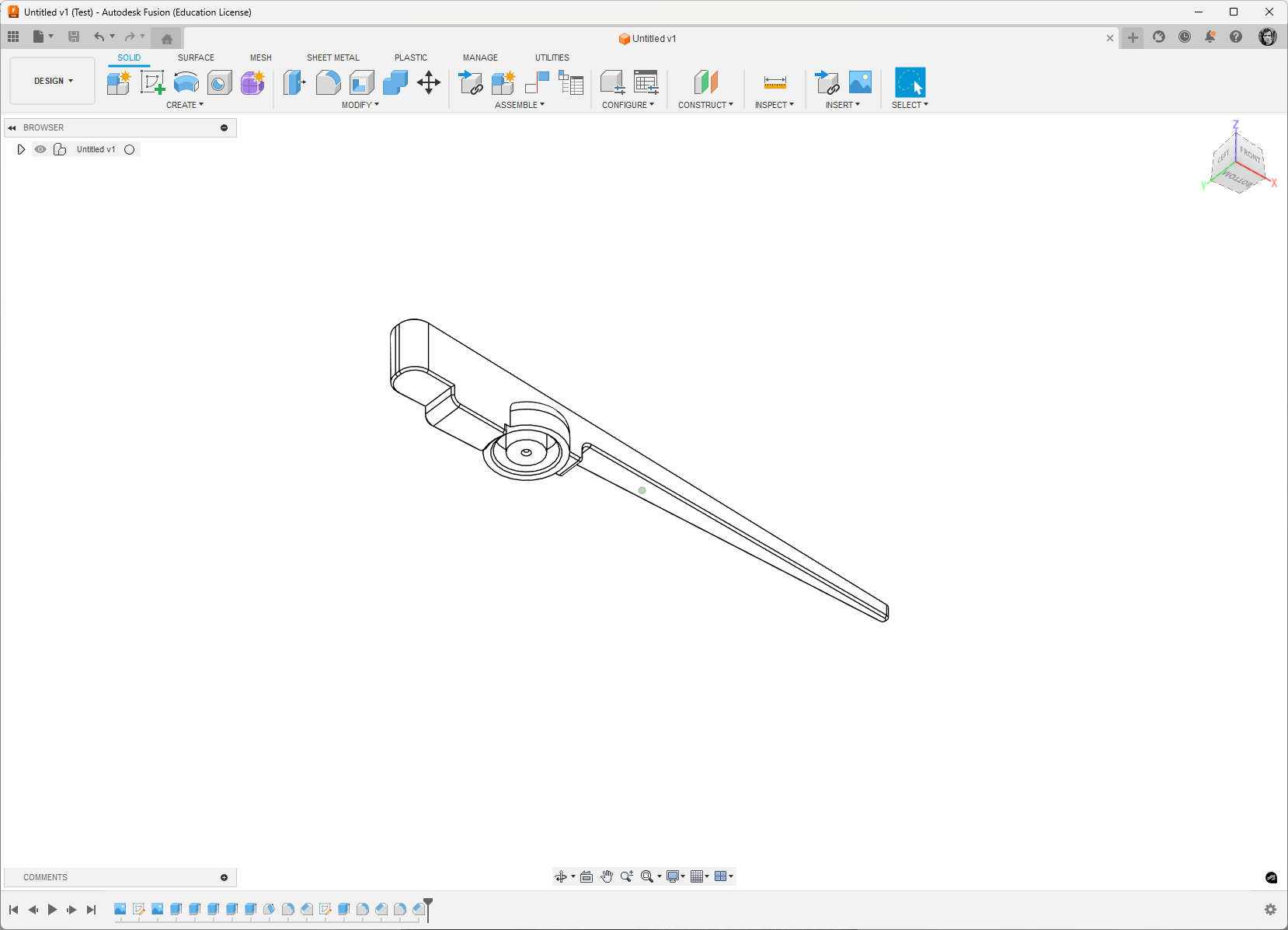 Miniatura 3 do modelo 3D Speedometer needle