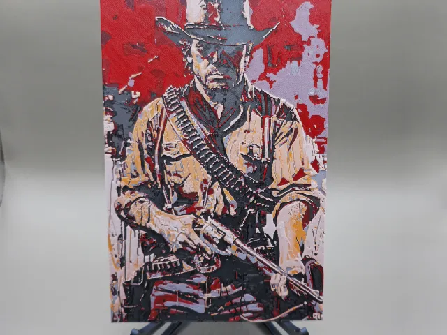 Red Dead Redemption HueForge