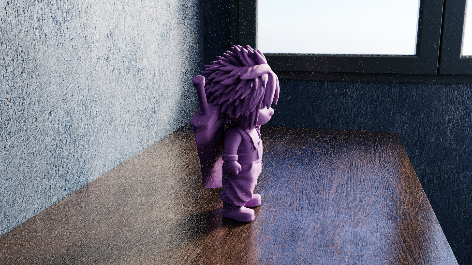 Miniatura 6 do modelo 3D Chibi Cloud Strife