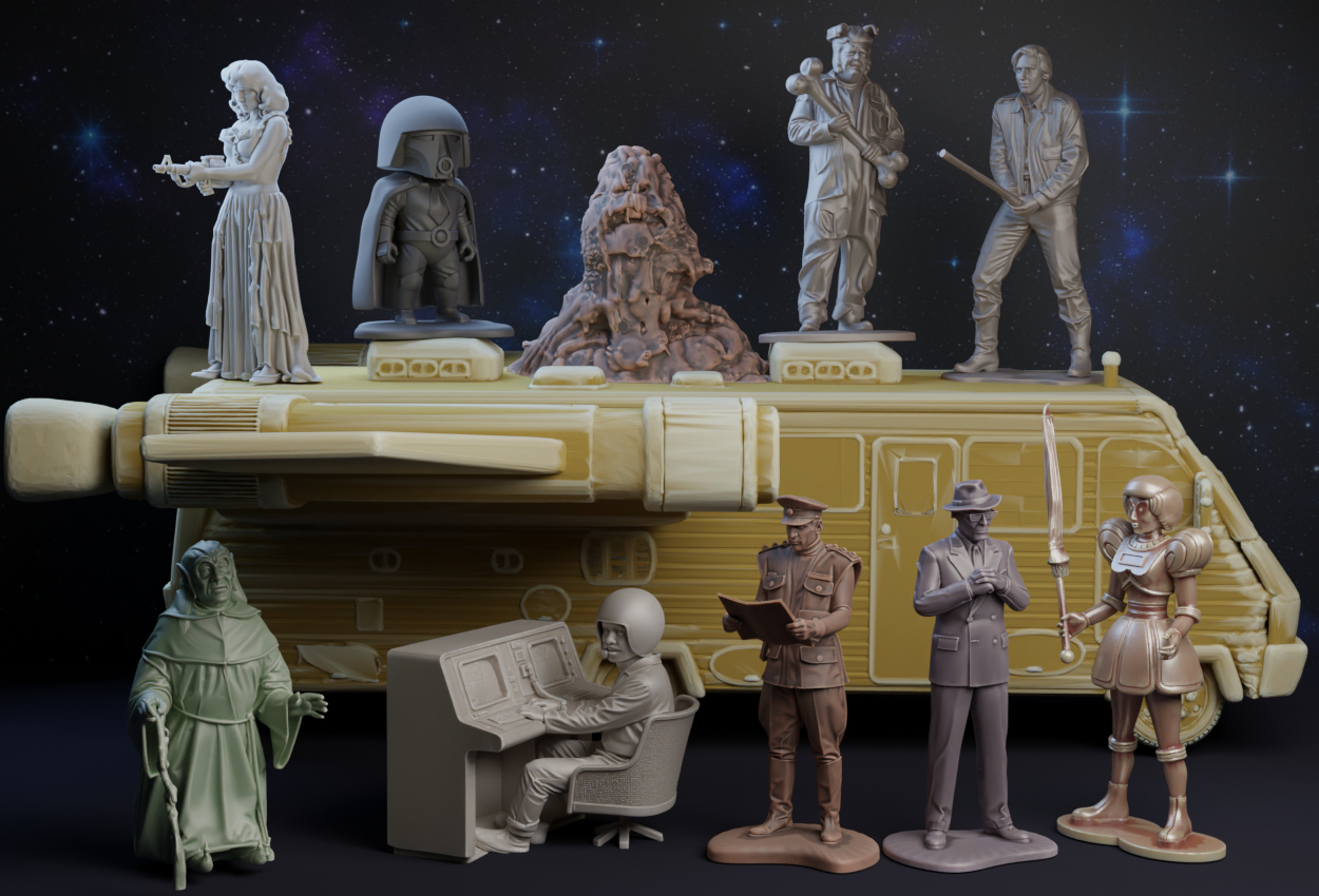 SpaceBalls the Little Green Army Men set
