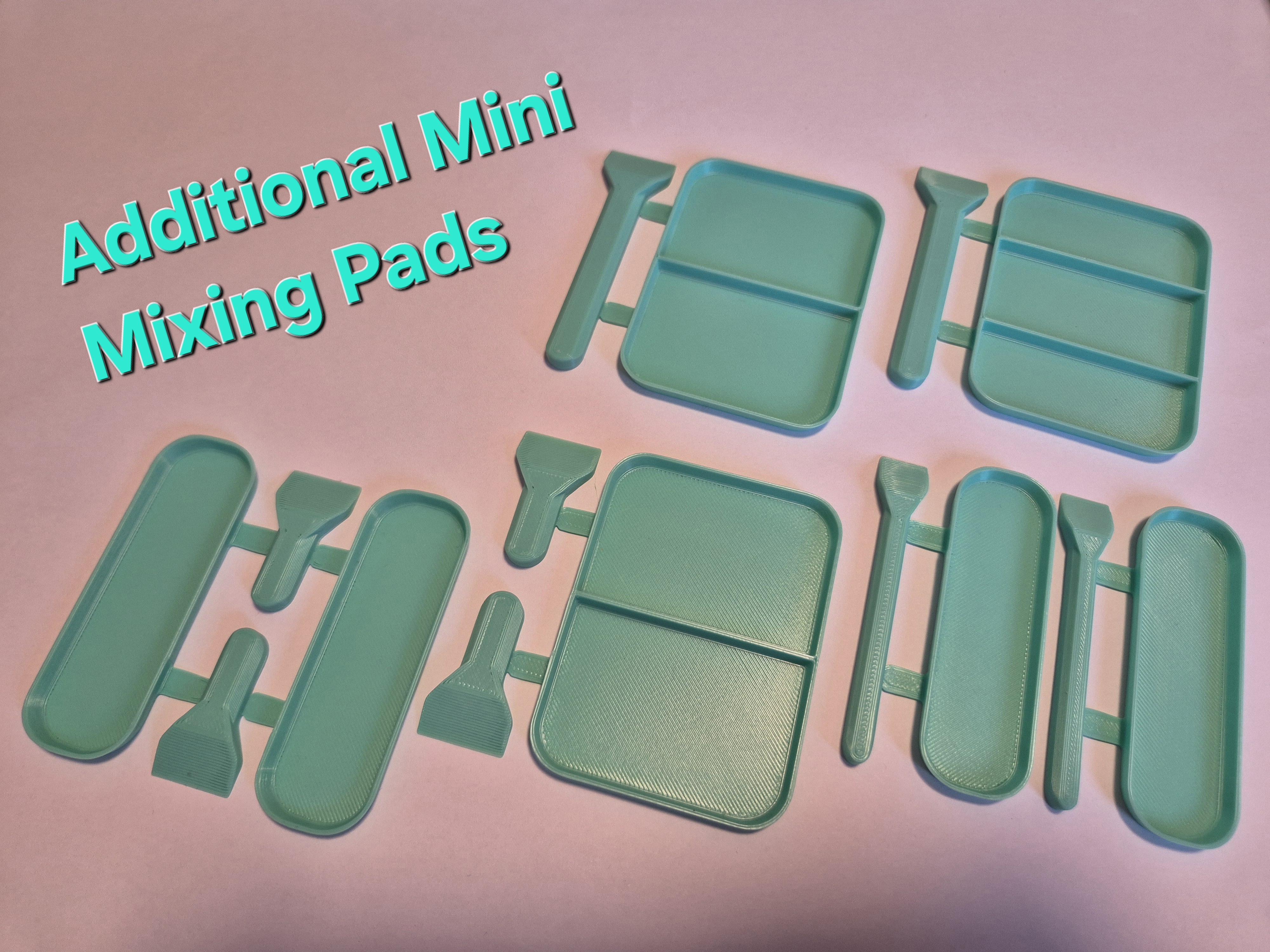 Additional set of alternative Mini Mixing Pads