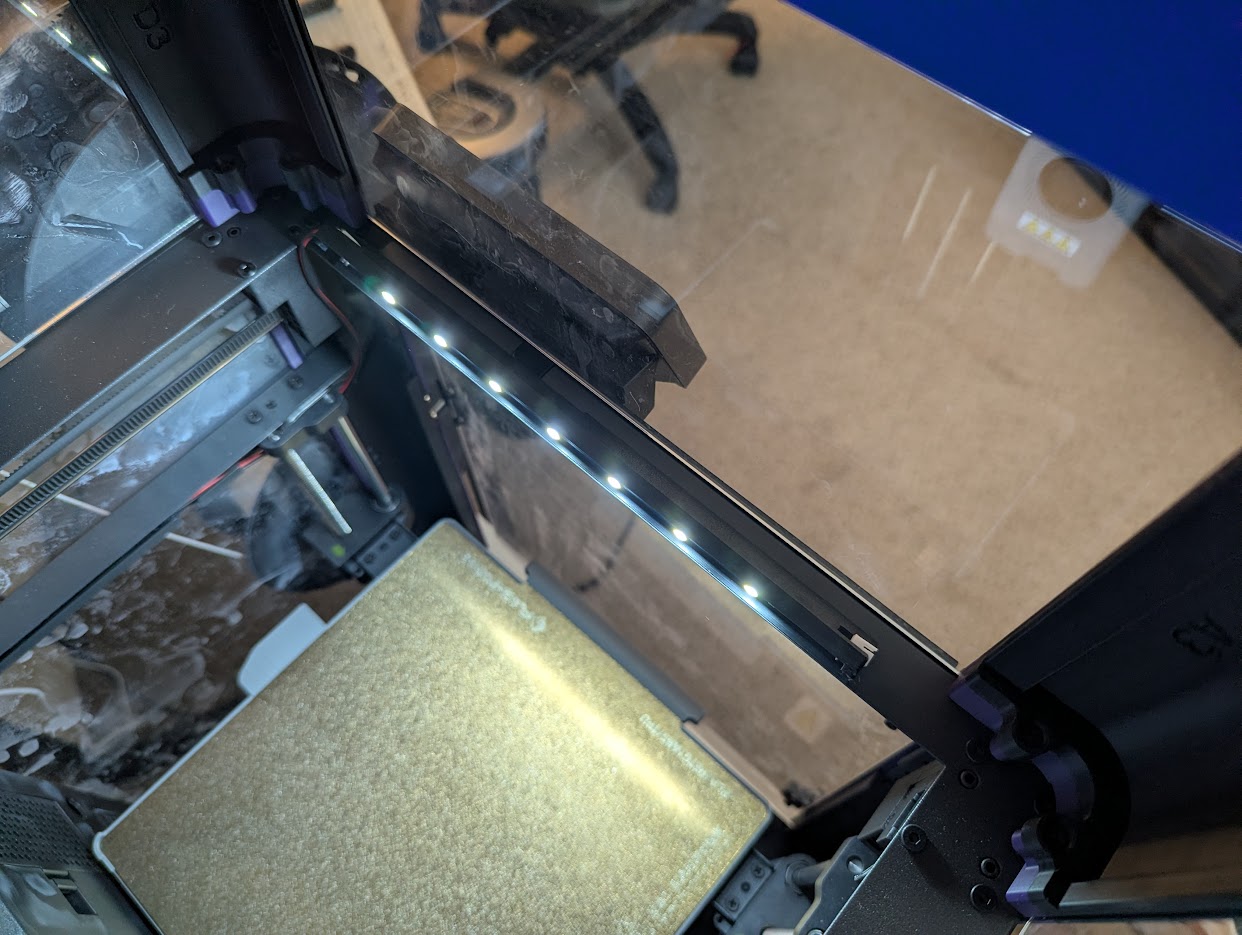 LED Strip holder for Flashforge AD5X/AD5M