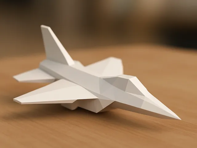 Jet Low Poly