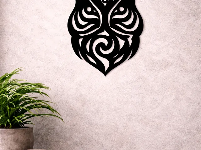 Tribal Owl Wall Art