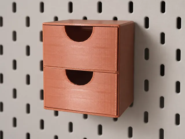 IKEA SKÅDIS / SKADIS Drawer Tower – 2 Drawers