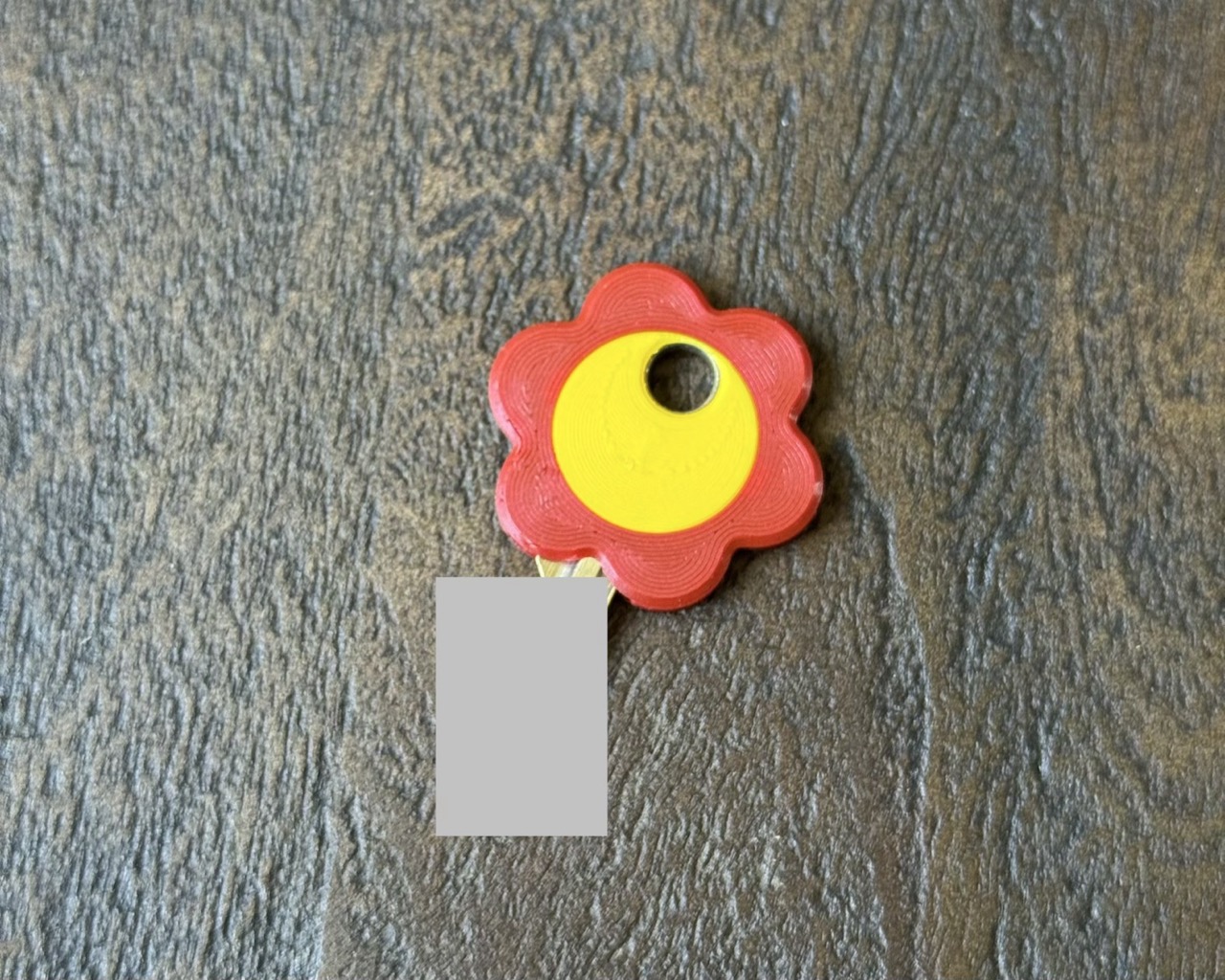 Flower Key Tag