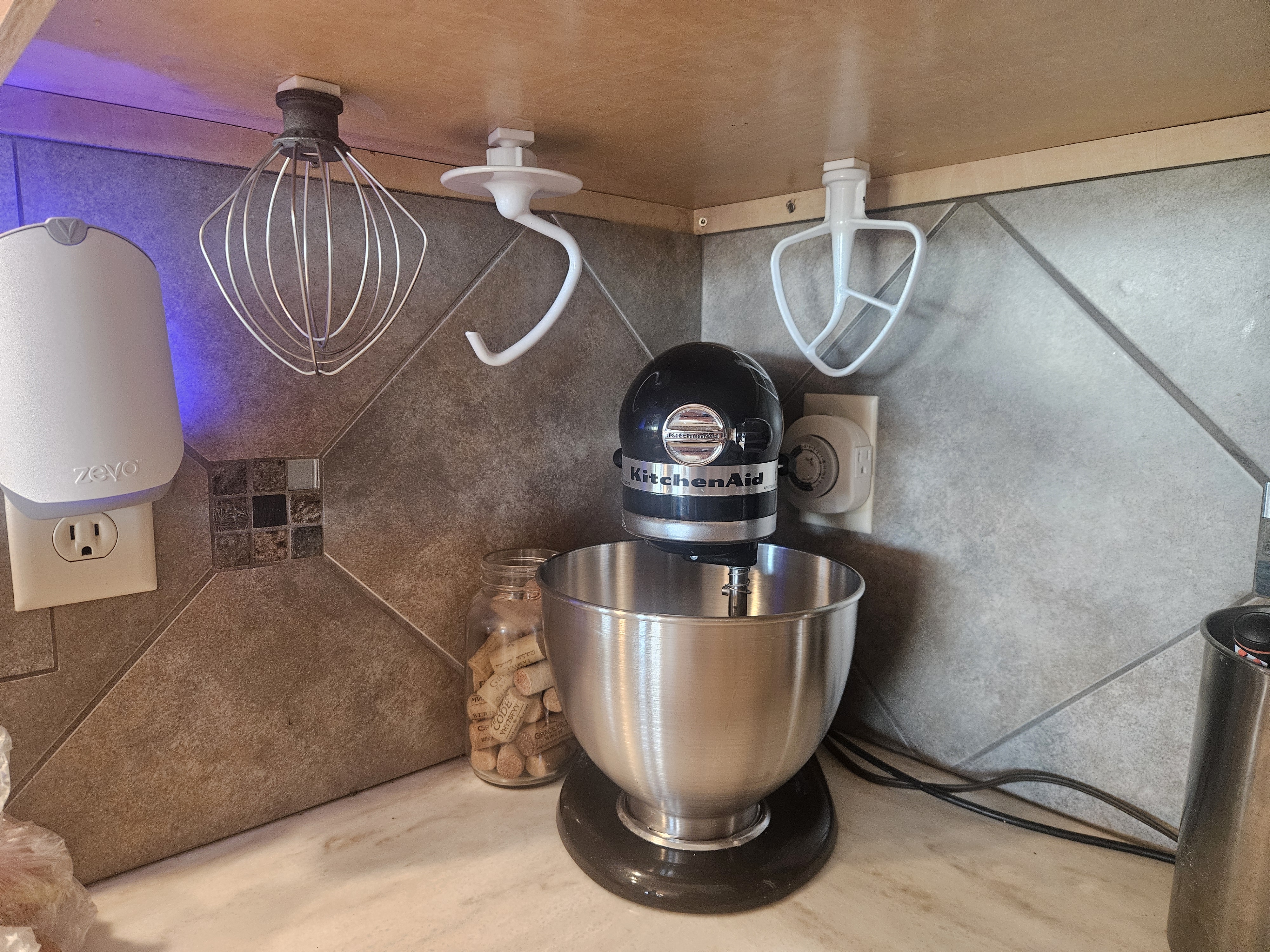 Kitchen Aid Mixer Attachment Holder