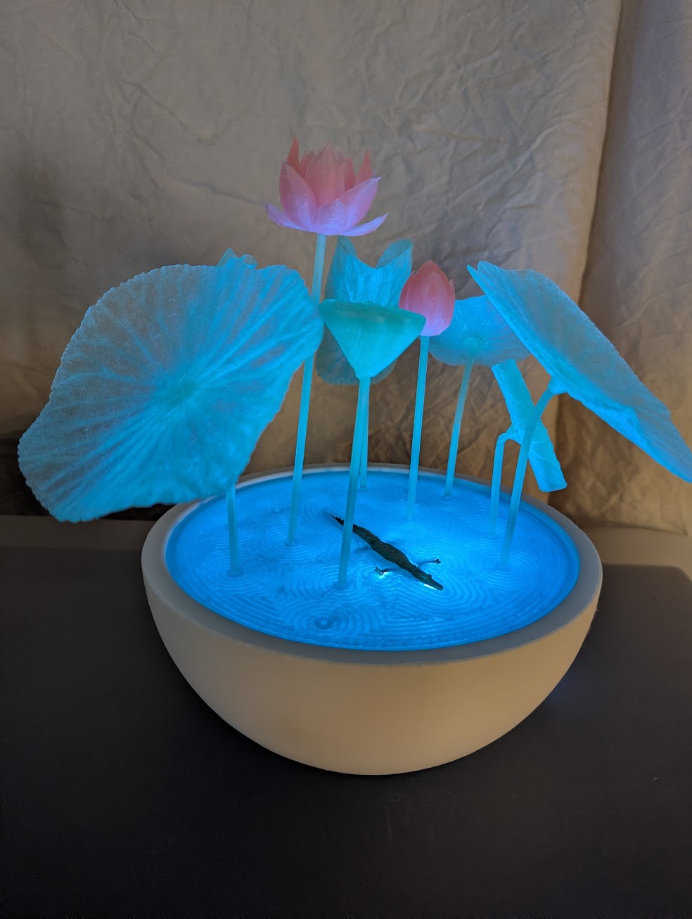 Bowl of Lotus Flowers Mood Lamp