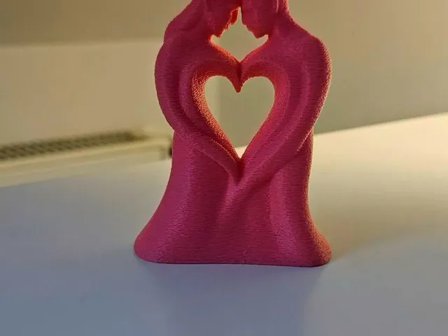 Sculpture of a loving couple