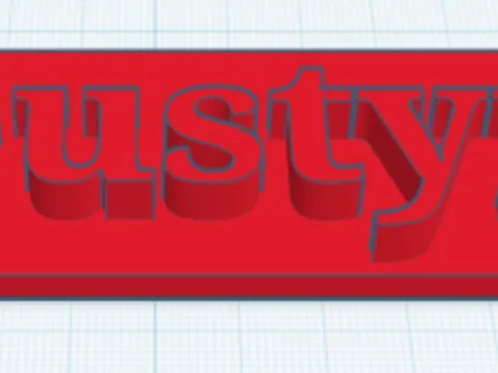 Name tag Dustyn