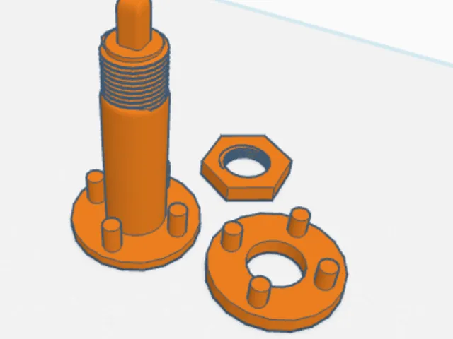 Monoprice Voxel PIII Spool Winder for Drill (Work in Progress)