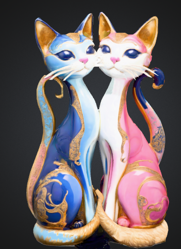 LOVING HUGGING KITTIES