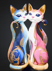 LOVING HUGGING KITTIES