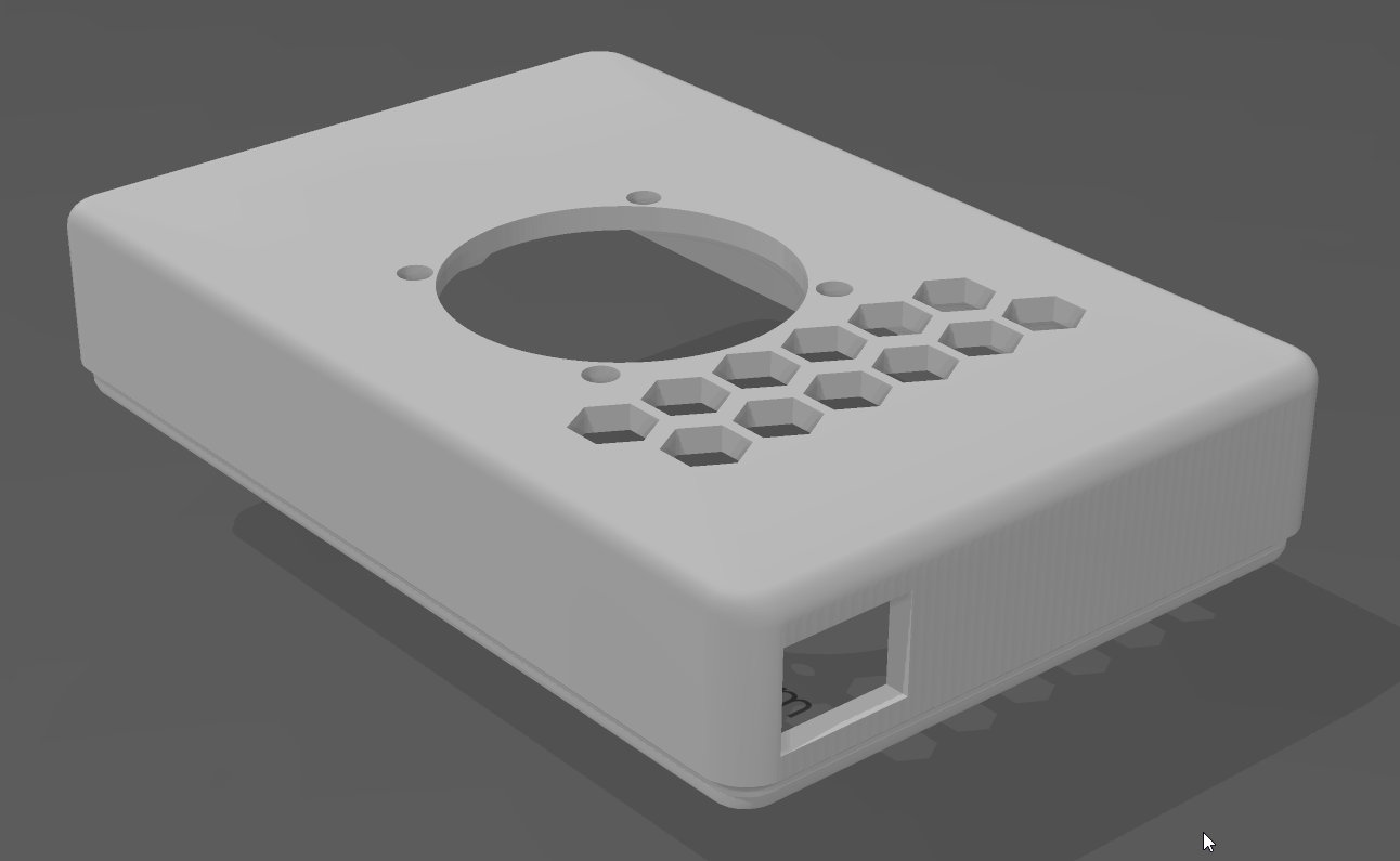 MKS Pi Case top with 30mm fan