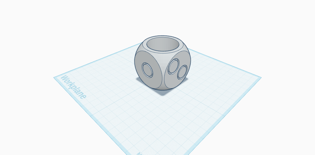 dice plant pot