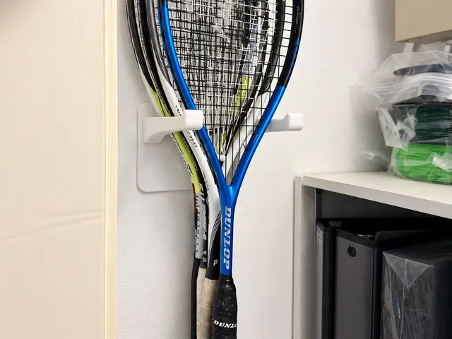 6 Racket Wall Holder - No Screws