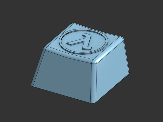 Half Life Lambda Keycap