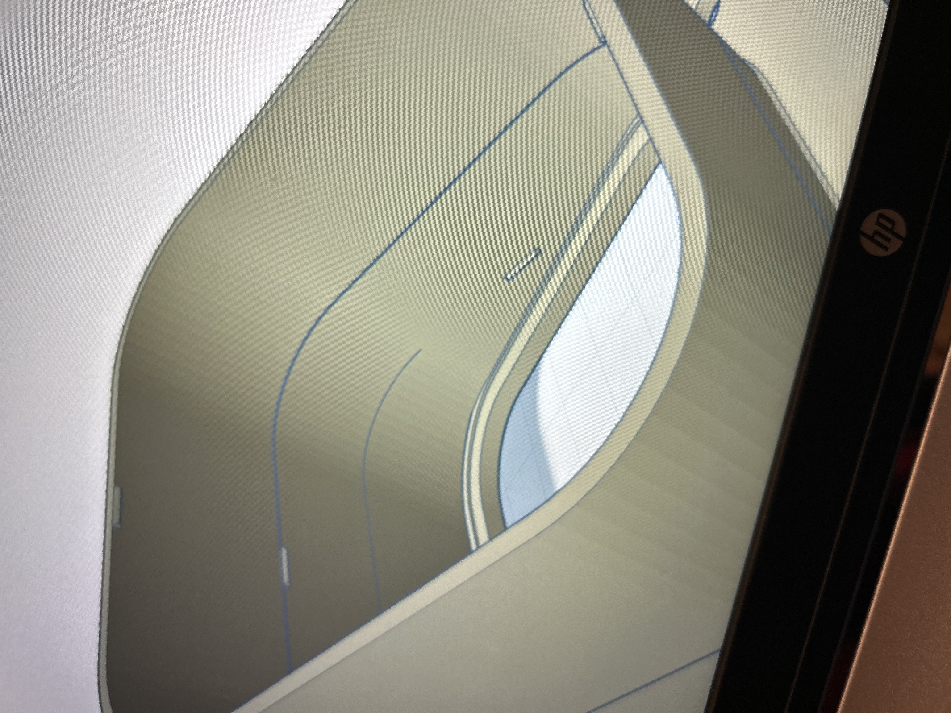 Miniatura 5 do modelo 3D Angled Blink camera window mount