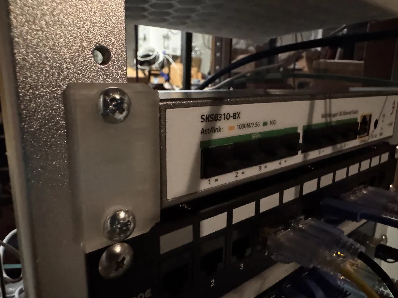 Xikestor SKS8310-8X rackmount 1U Ears for 10-inch rack by idcrook