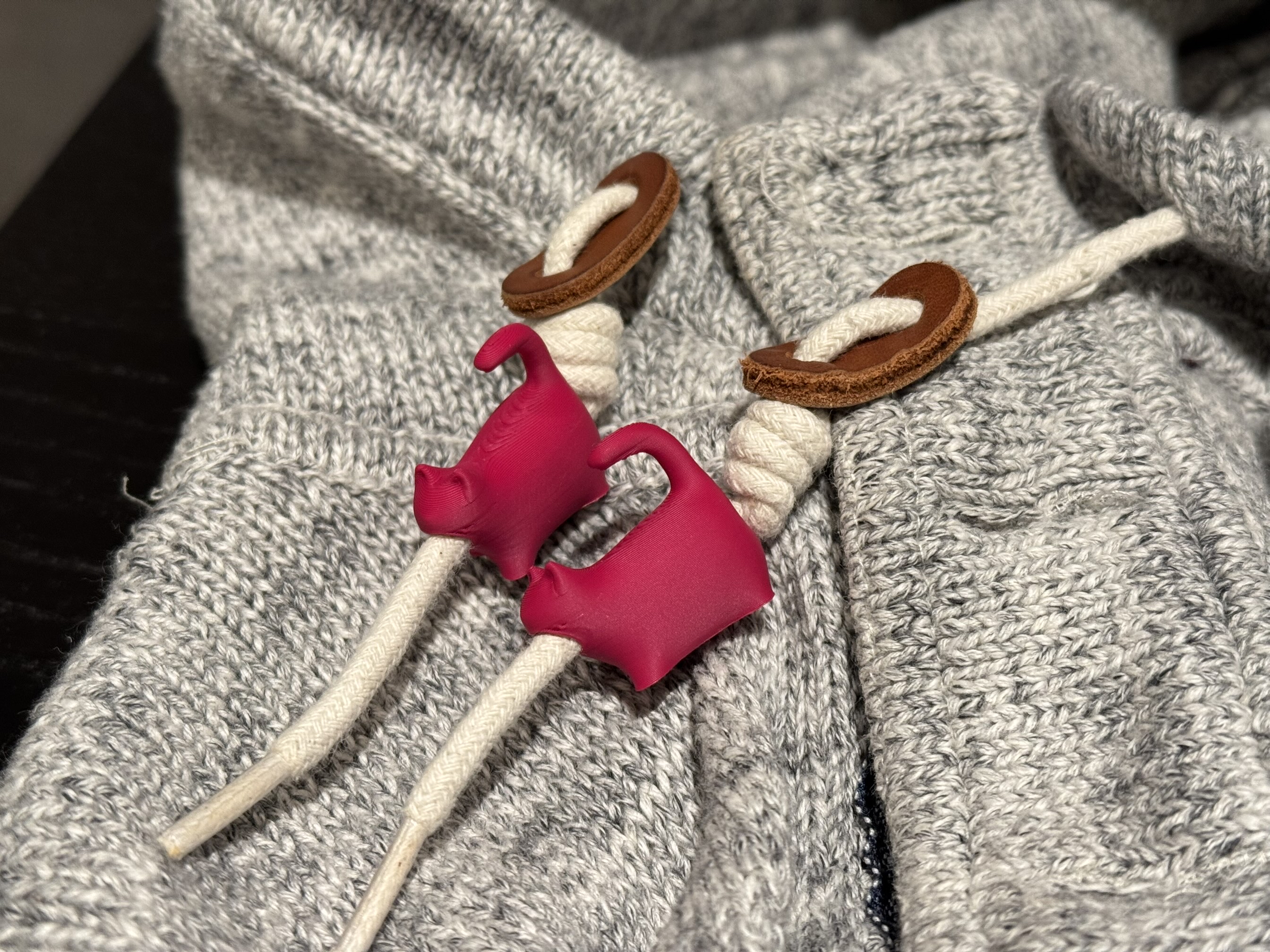 The Cat - Hoodie Drawstring