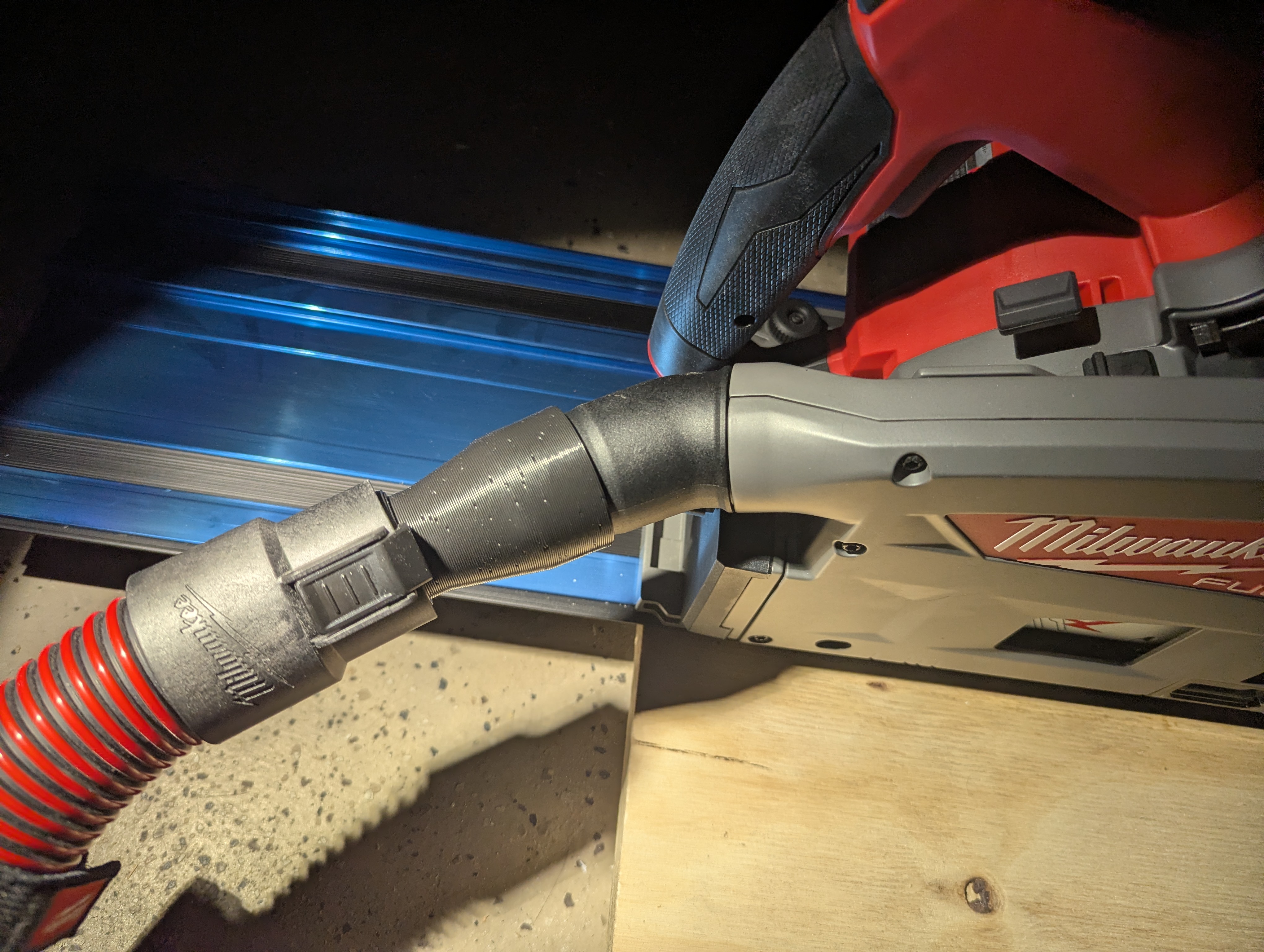 Milwaukee 36mm Dust Collector Adapter OpenScad