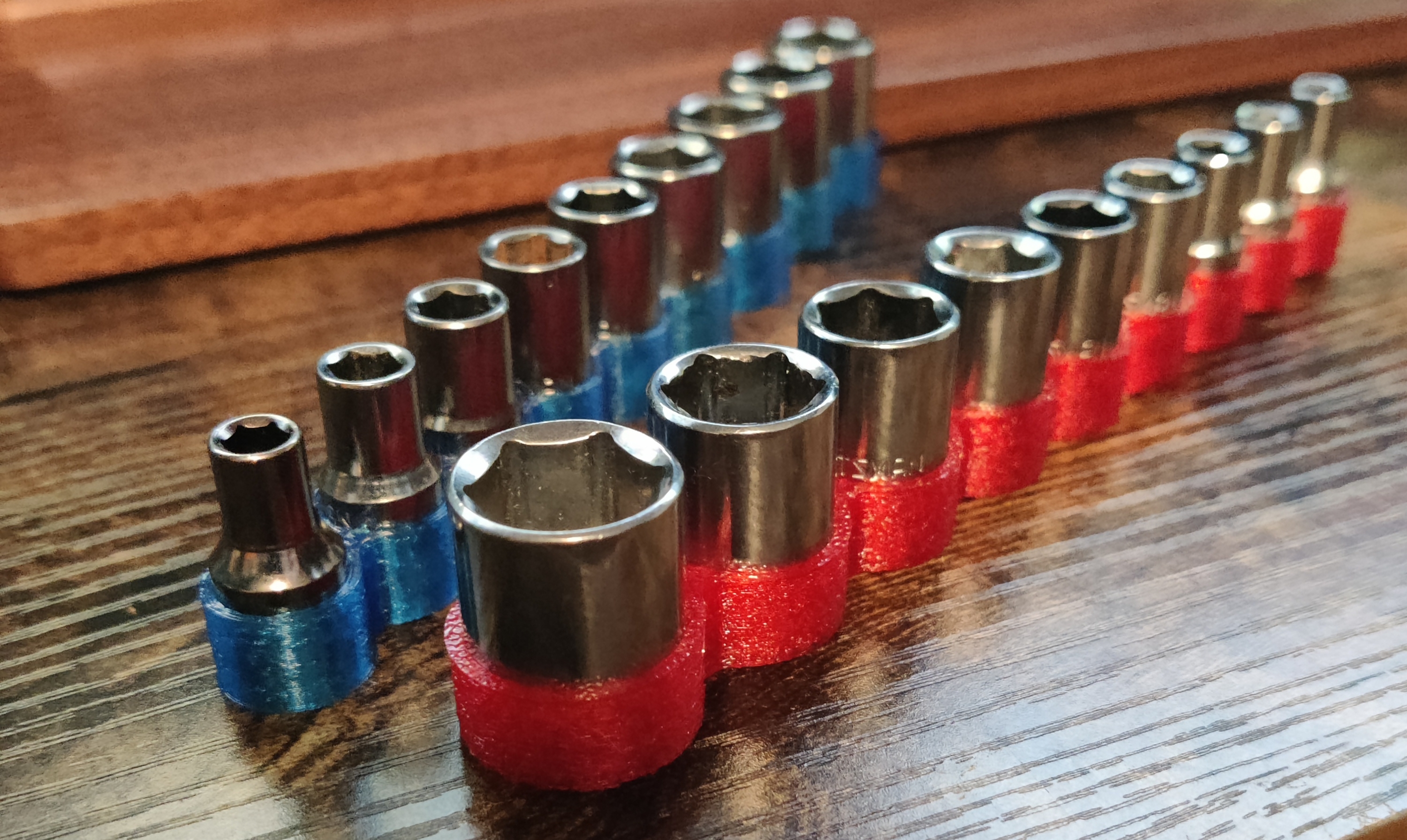 Socket holders compatible with craftsman 1/4 sockets