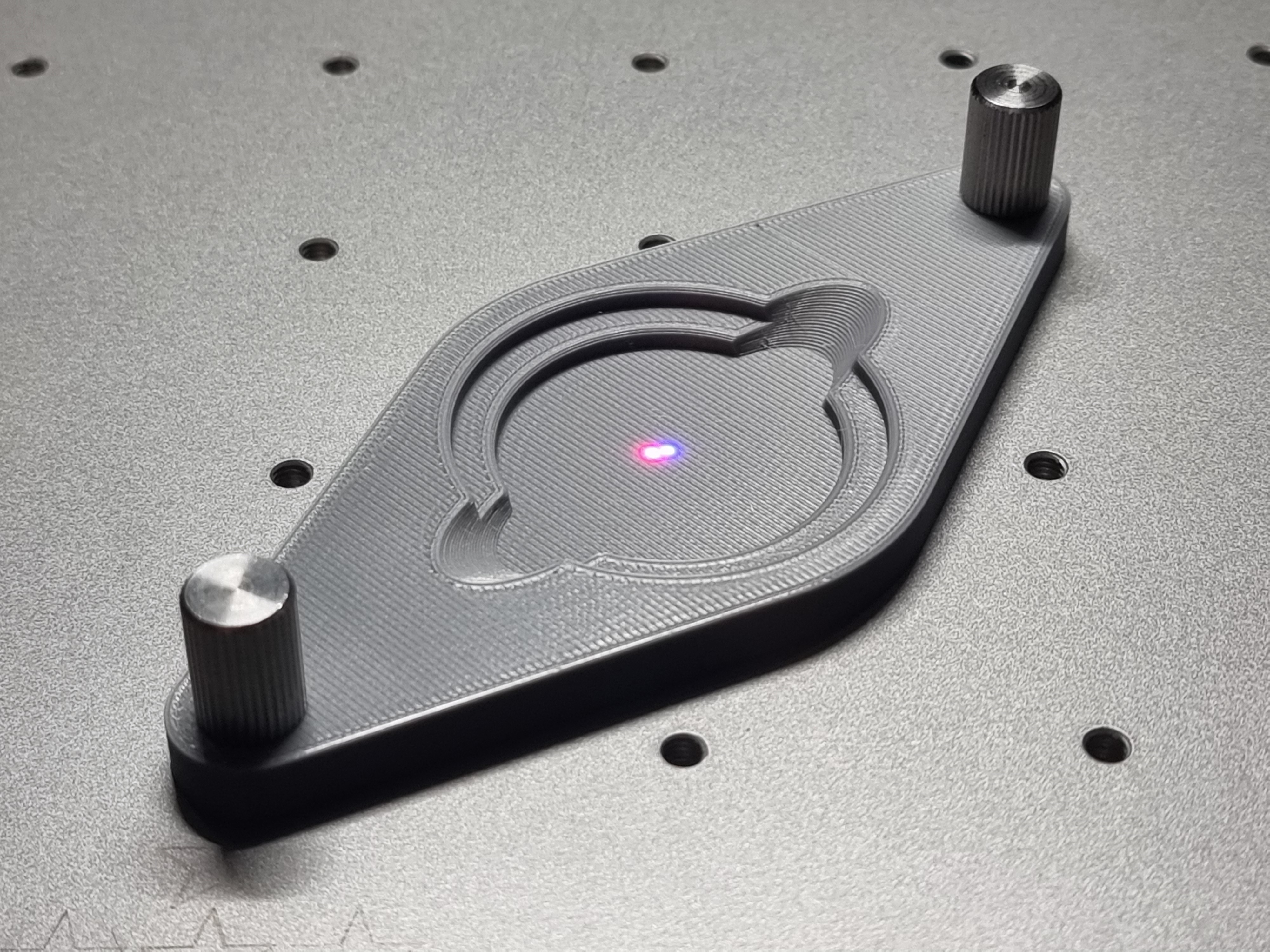 Laser coin center