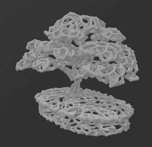 Miniatura 2 do modelo 3D Arbre organic