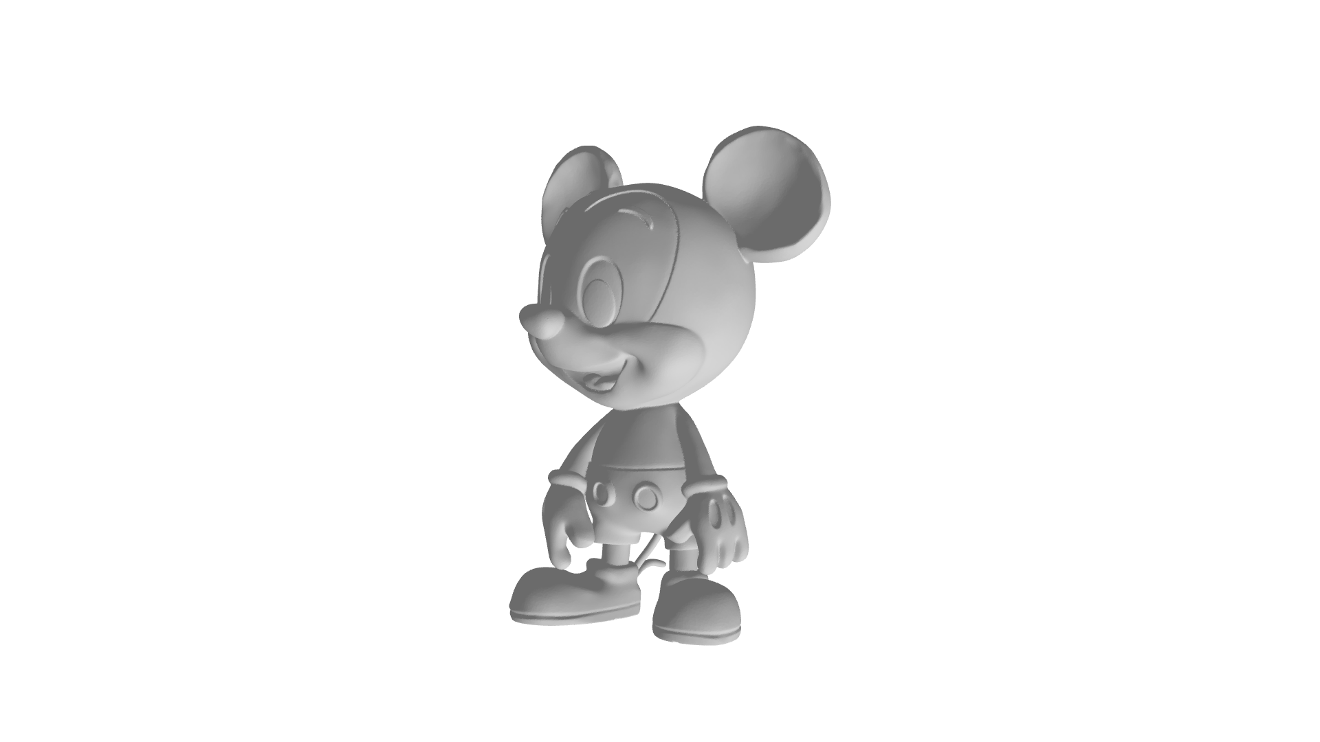 chibi mickey mouse 3D model by Yotamshap