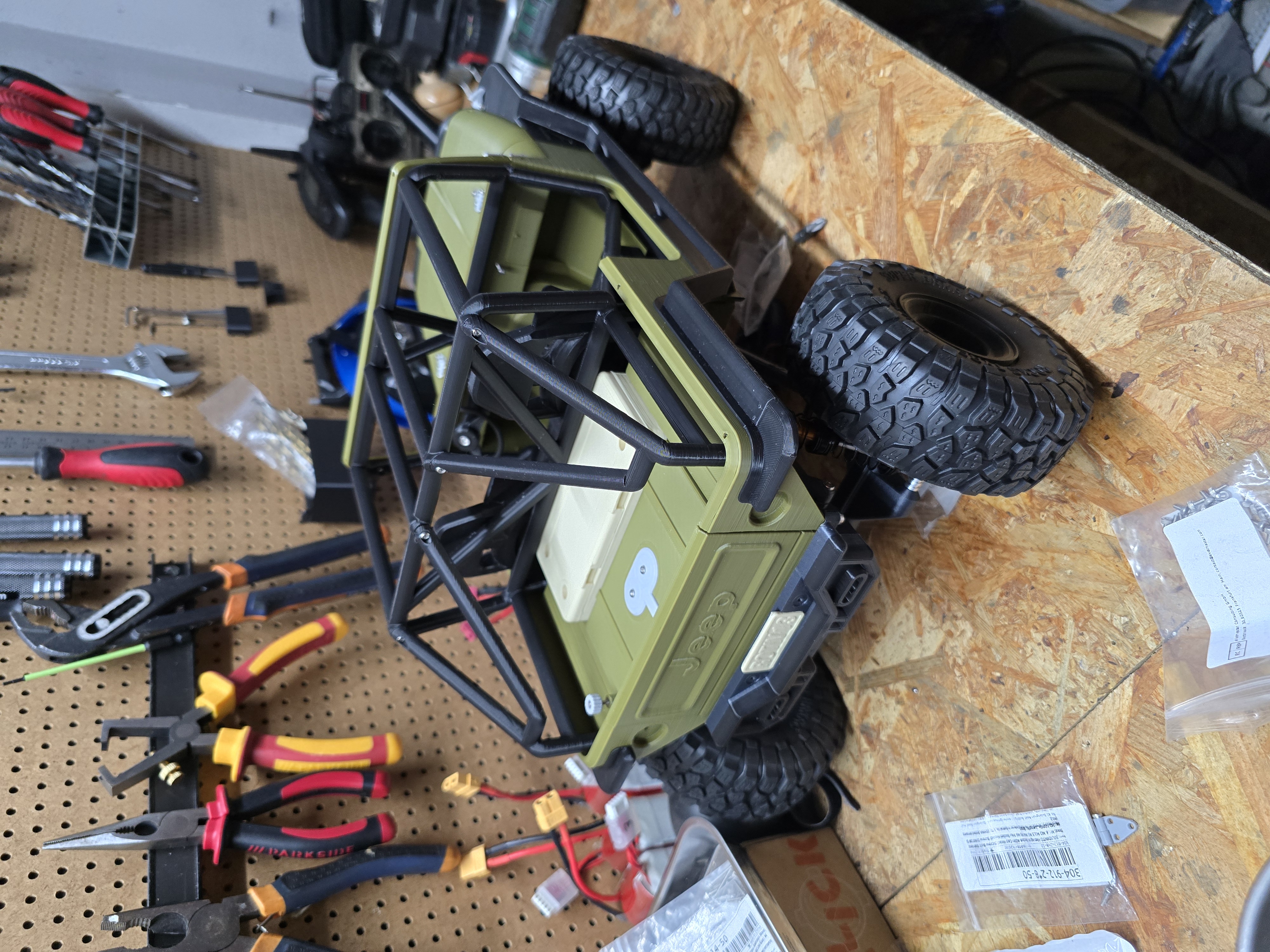 Black Crow's Thumper 1:8 CJ7 Rock Crawler License Plate