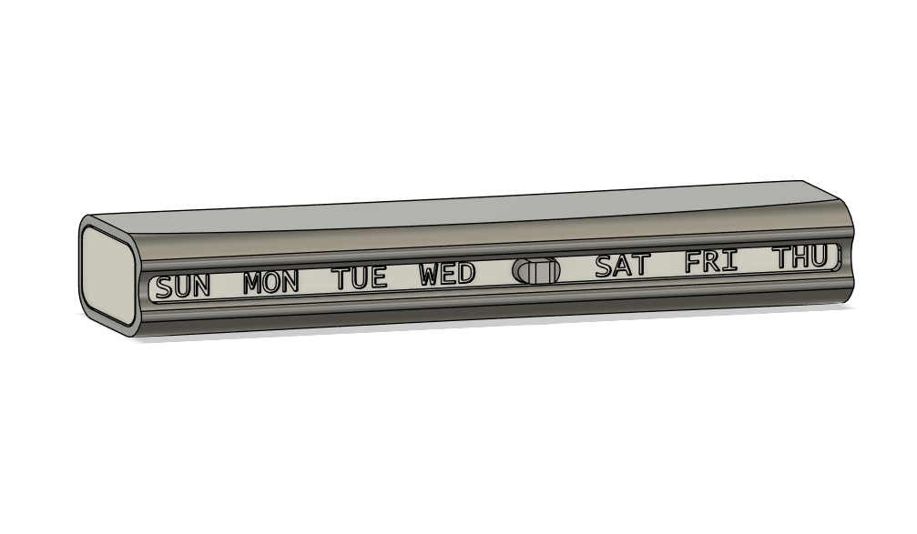Sliding Weekly Pill Planner