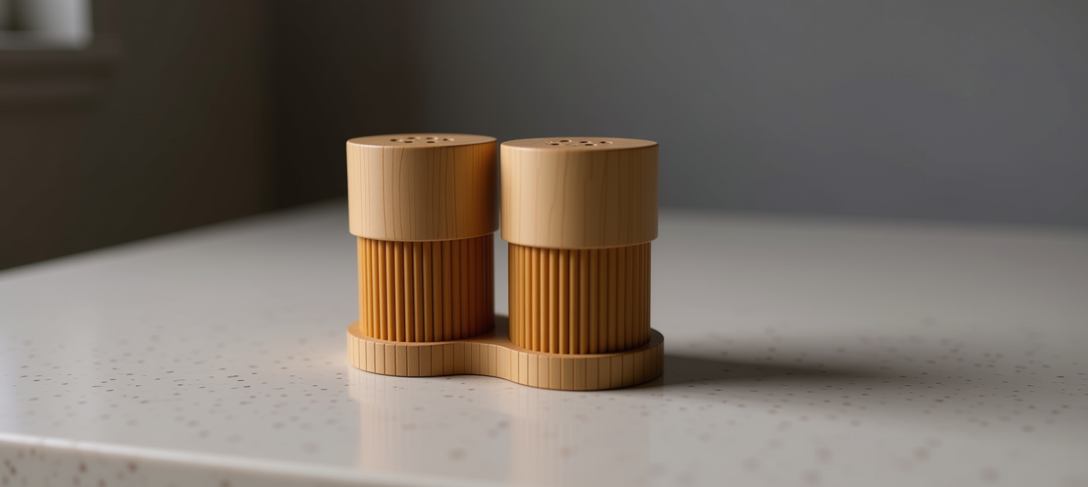 salt shaker, pepper shaker