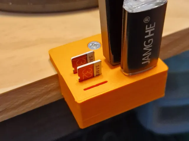 support cartes memoire et USB
