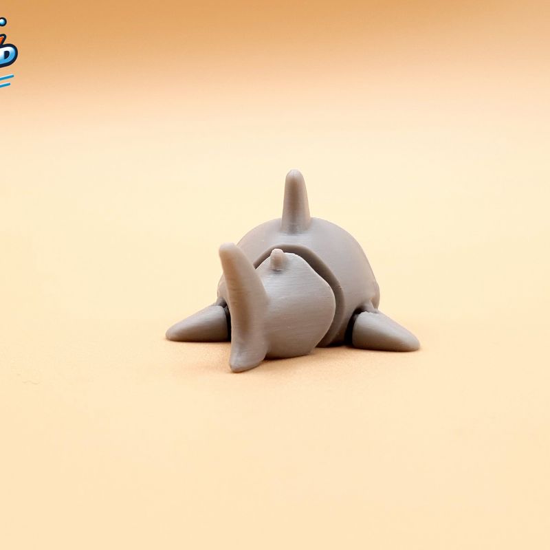 Cute Mini Articulated Shark by KOGI3D | Download free STL model ...
