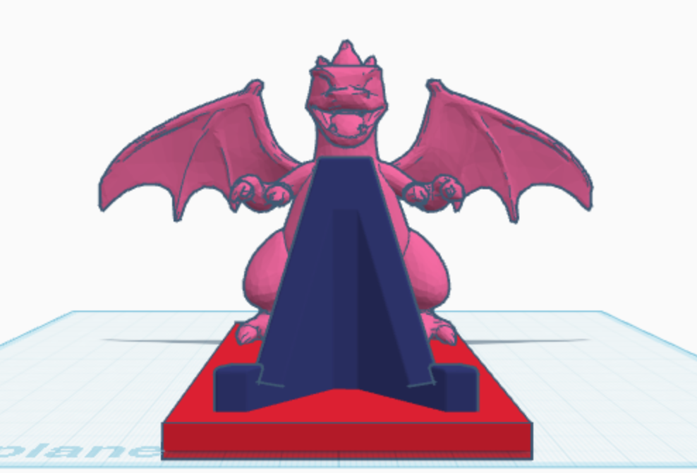 Charizard w/ Pokemon Card Holder