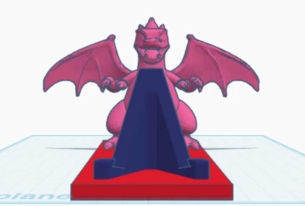 Charizard w/ Pokemon Card Holder by Ryan Clements | Download free STL model  | Printables.com