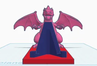 Charizard w/ Pokemon Card Holder