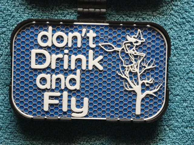 Don't Drink and Fly sign