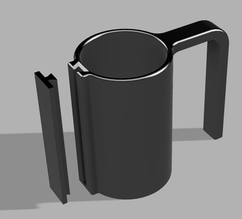 Can holder with switchable nametag