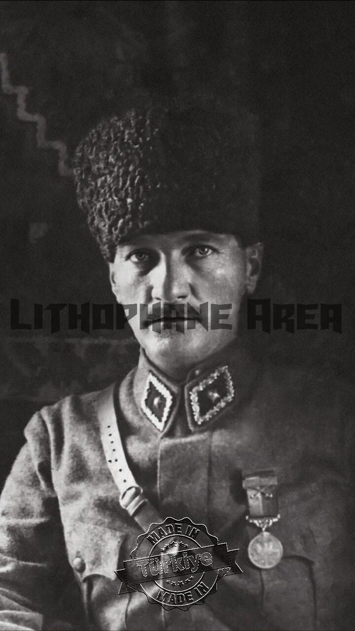 Mustafa Kemal Atatürk Lithophane