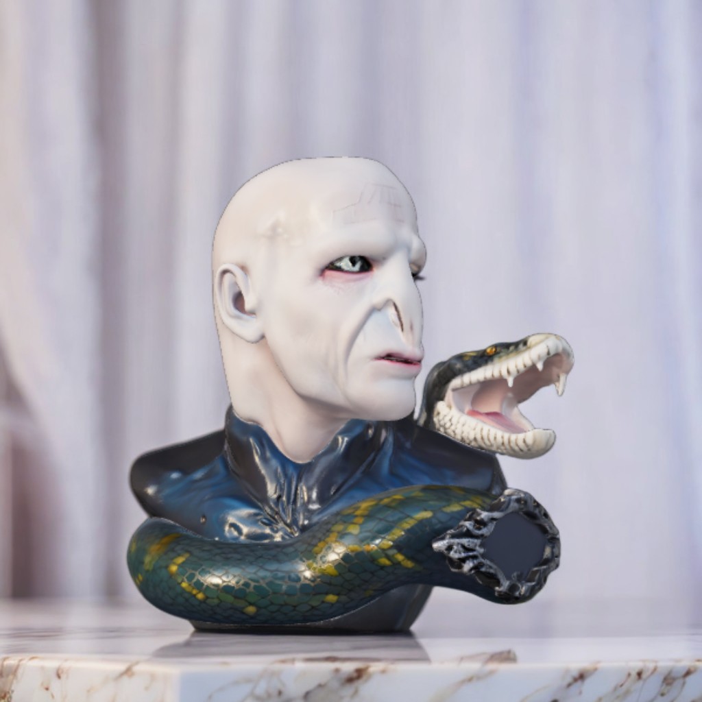 Bust Voldemort with Nagini