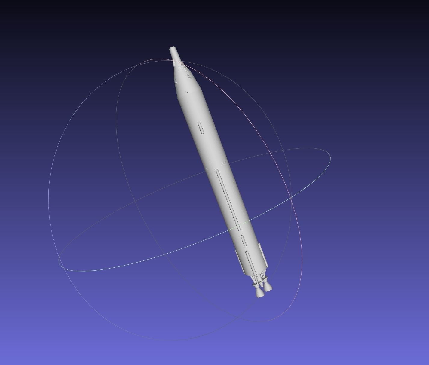 Titan II GLV Gemini Basic Rocket Model