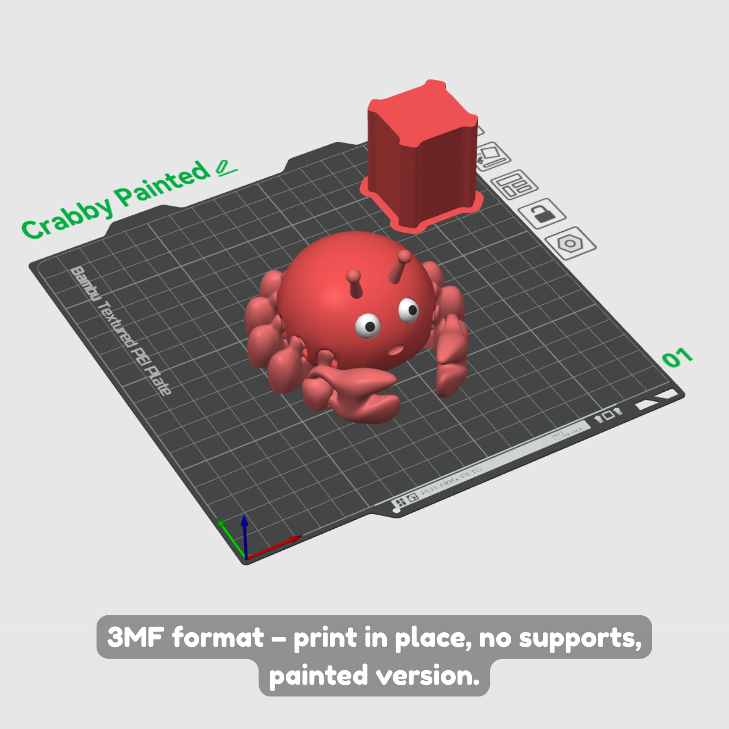 Miniatura 6 do modelo 3D Flexy Crab