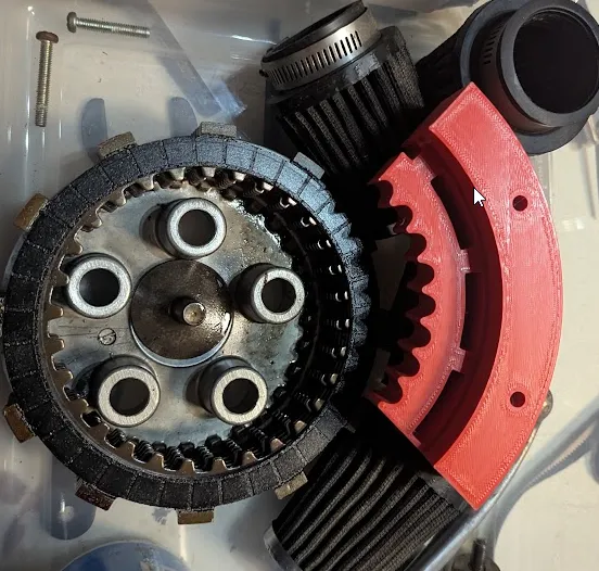 1981-84 Kawasaki kz550 clutch basket removal tool by plainman98