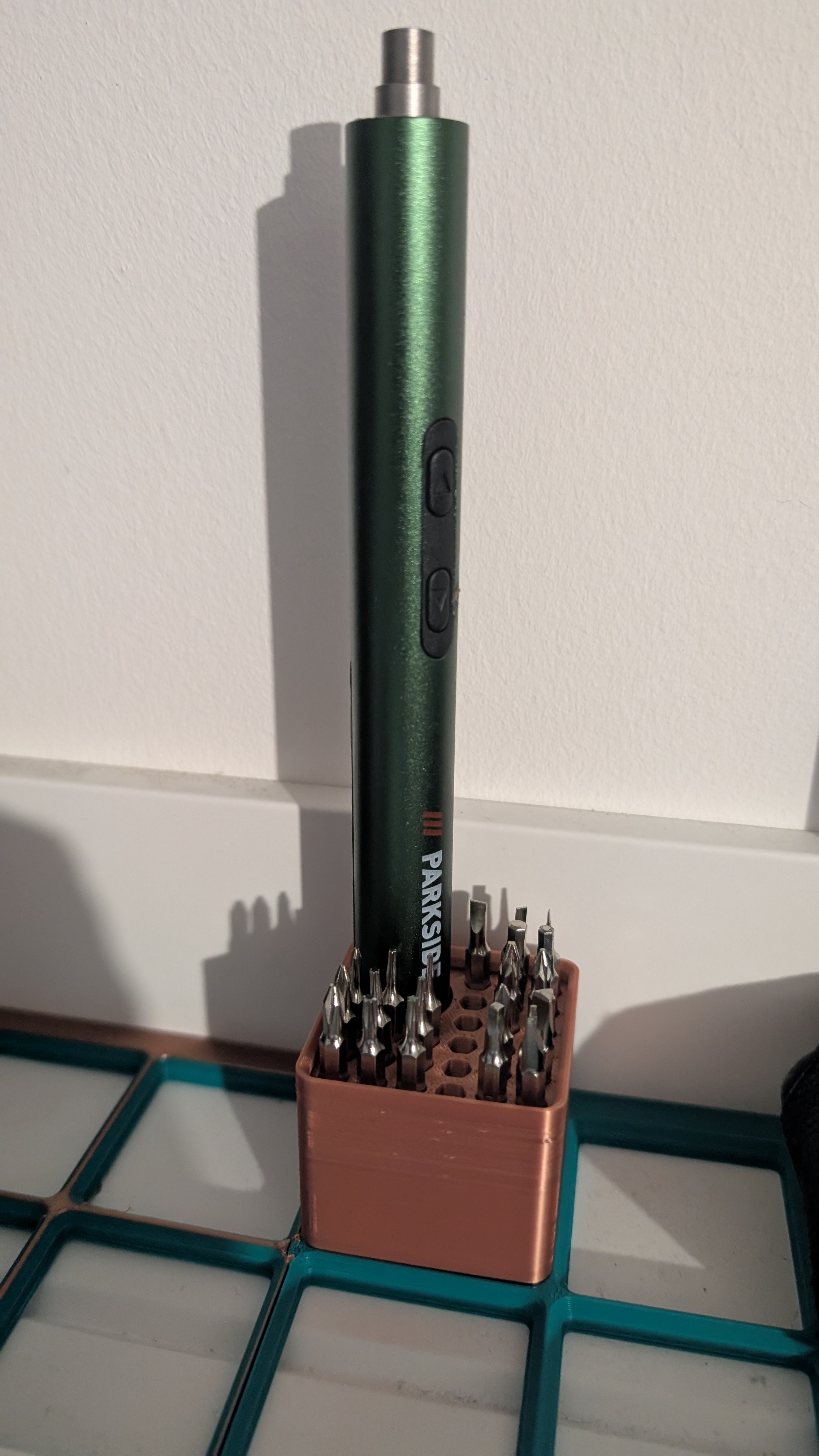 Gridfinity Parkside Electronic precision screwdriver holder